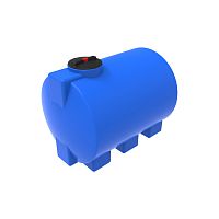 Емкость ЭВГ 1000 с крышкой с дыхательным клапаном синий