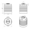 Емкость R ЭВЛ 300л (734х890х734)