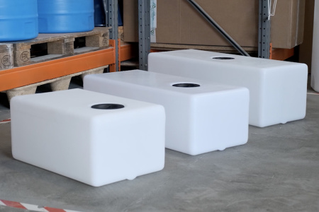 Емкость ЭВП 100л белая (975х320х380)