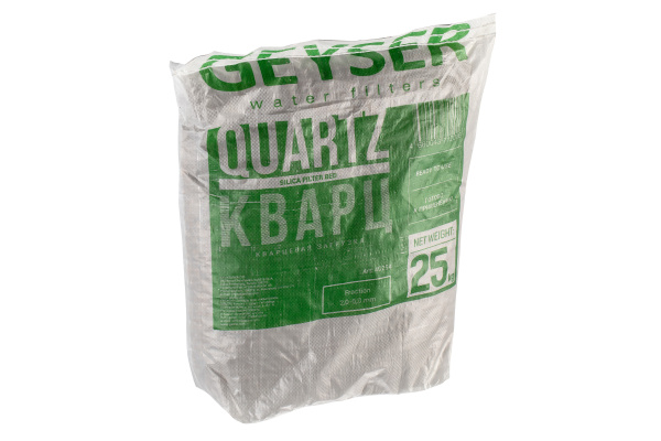 Песок для загрузки фильтр.сооружений фр.2,5-5,0 (меш. 25 кг) реагенты для очистки воды, обработка воды реагентами