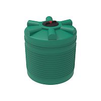Емкость ЭВЛ 1000 с крышкой с дыхательным клапаном зеленый