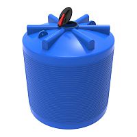 Емкость ЭВЛ 7500 с откидной крышкой с дыхательным клапаном синий